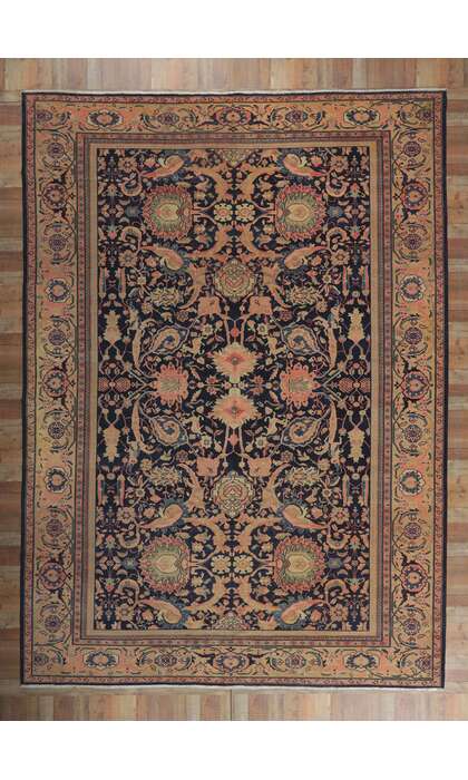 12 x 16 Late 19th Century Antique Persian Sultanabad Mahal Rug 78350