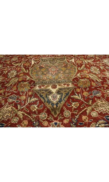 15 x 22 Late 19th Century Antique Persian Tabriz Rug 77178