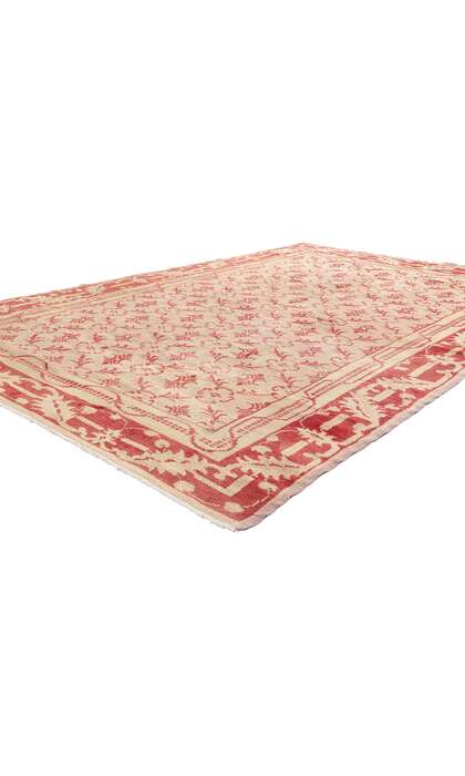 7 x 10 Antique Pink Turkish Oushak Rug 50342