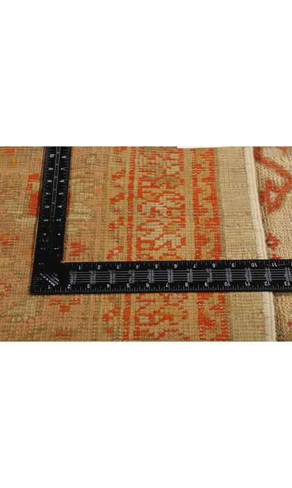 7 x 10 Late 19th Century Antique Turkish Oushak Rug 74181