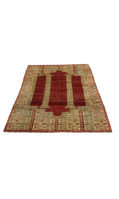2 x 4 Antique Turkish Prayer Rug 51566