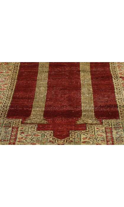 2 x 4 Antique Turkish Prayer Rug 51566