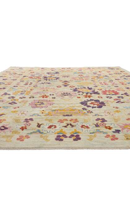 12 x 16 Colorful Turkish Oushak Rug 60659