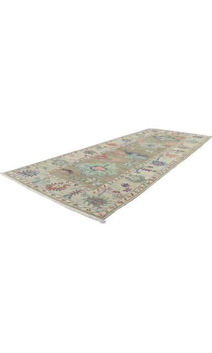 3 x 8 Modern Colorful Oushak Rug Runner 80963
