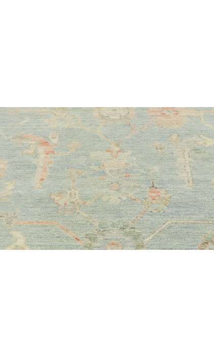 6 x 9 Modern Colorful Oushak Rug 80892