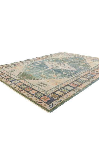 7 x 9 Colorful Turkish Oushak Rug 53604