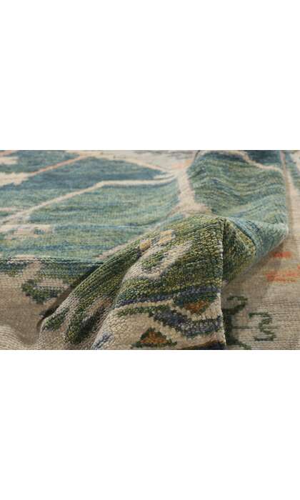 7 x 9 Colorful Turkish Oushak Rug 53604