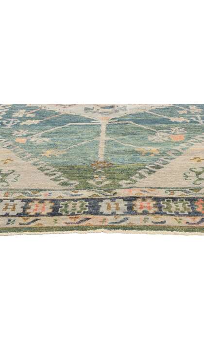 7 x 9 Colorful Turkish Oushak Rug 53604