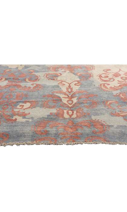 6 x 9 Contemporary Abstract Damask Area Rug 80743