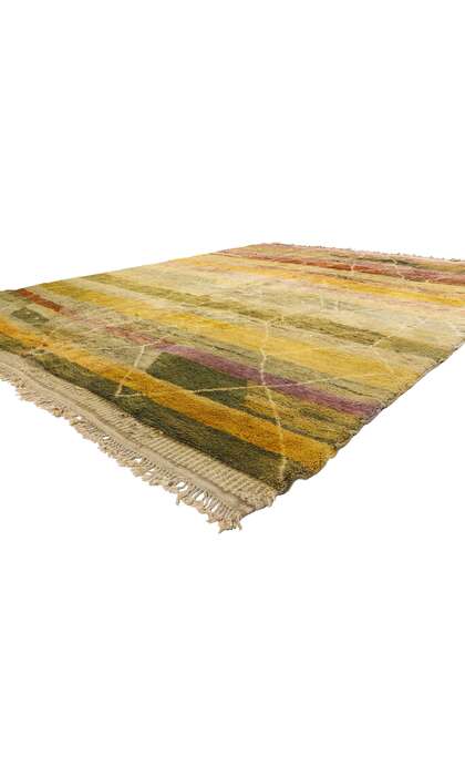 11 x 13 Earth-Tone Beni Mrirt Moroccan Rug 20801