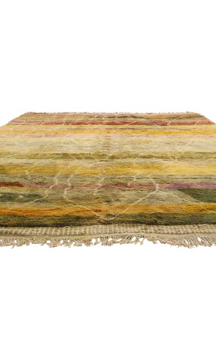 11 x 13 Earth-Tone Beni Mrirt Moroccan Rug 20801