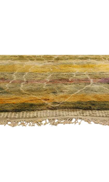 11 x 13 Earth-Tone Beni Mrirt Moroccan Rug 20801