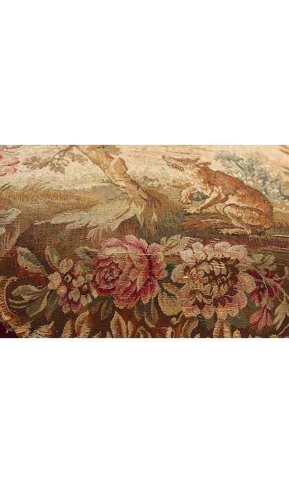 2 x 2 Antique French Aubusson Tapestry Cushion 79199
