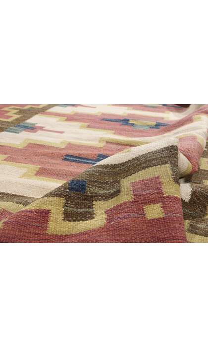 5 x 8 Greta Kruse Vintage Swedish Rollakan Rug 79038