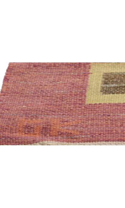 5 x 8 Greta Kruse Vintage Swedish Rollakan Rug 79038