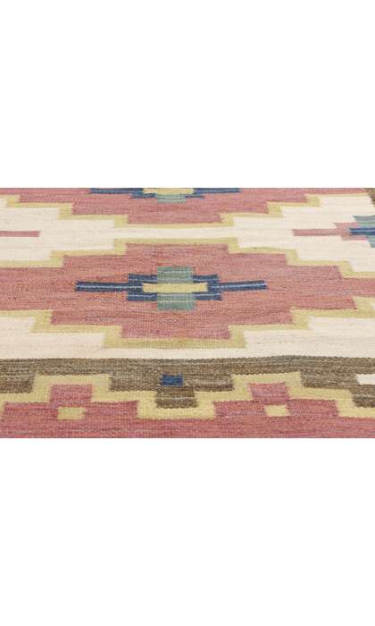 5 x 8 Greta Kruse Vintage Swedish Rollakan Rug 79038