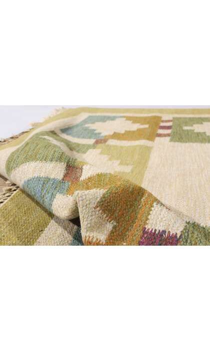 7 x 10 Ida Rydelius Vintage Swedish Rollakan Rug 79031