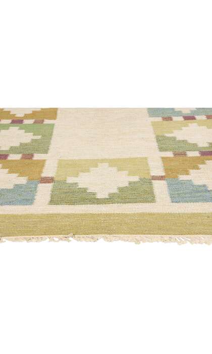 7 x 10 Ida Rydelius Vintage Swedish Rollakan Rug 79031