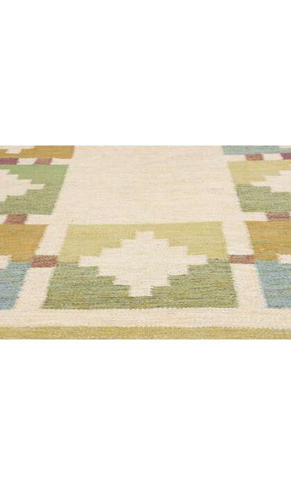 7 x 10 Ida Rydelius Vintage Swedish Rollakan Rug 79031