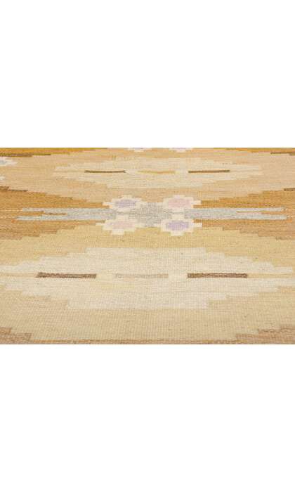 6 x 9 Ingegerd Silow Vintage Swedish Rollakan Rug 79024