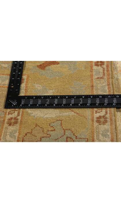 6 x 9 Modern Earth-Tone Oushak Rug 79195