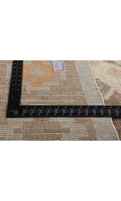 11 x 13 Modern Earth-Tone Turkish Oushak Rug 53603