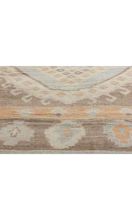 11 x 13 Modern Earth-Tone Turkish Oushak Rug 53603