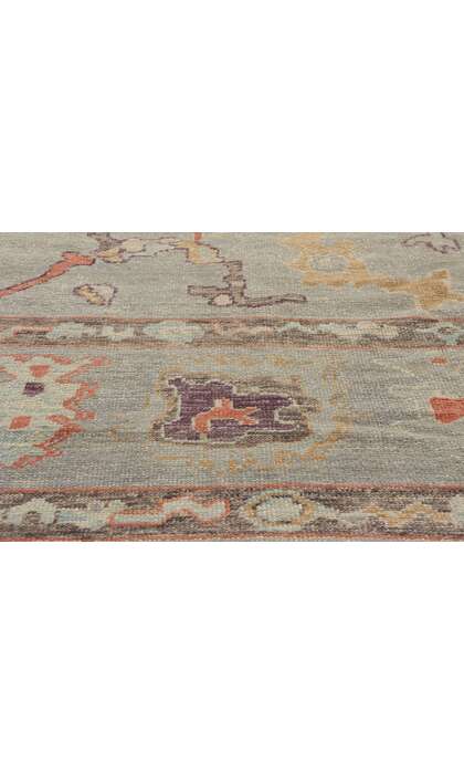 10 x 14 Modern Turkish Oushak Rug 52858