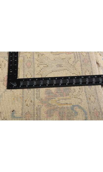 6 x 6 Modern Ivory Oushak Rug 79196