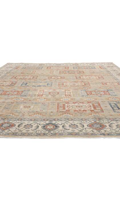 10 x 13 Vintage-Inspired Oushak Rug 30630