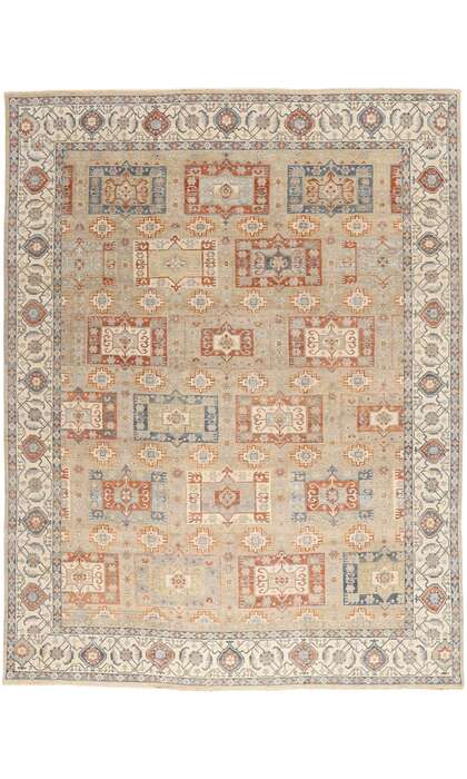 10 x 13 Vintage-Inspired Oushak Rug 30630