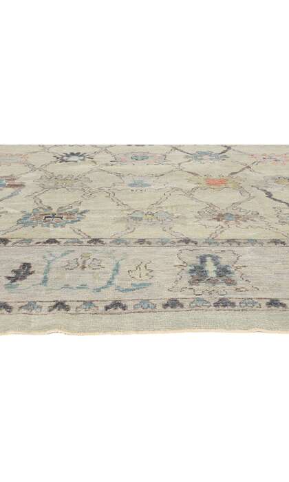 10 x 14 Modern Turkish Oushak Rug 52801