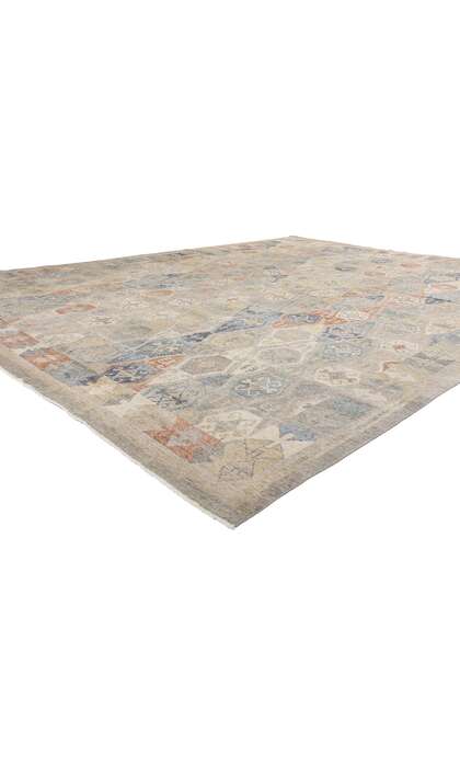 12 x 15 Vintage-Inspired Oushak Rug 30626