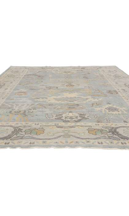 9 x 12 Modern Turkish Oushak Rug 53491