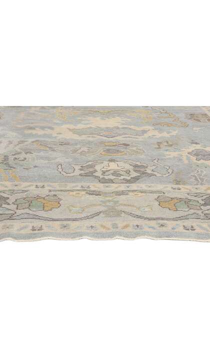 9 x 12 Modern Turkish Oushak Rug 53491