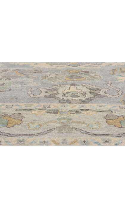 9 x 12 Modern Turkish Oushak Rug 53491