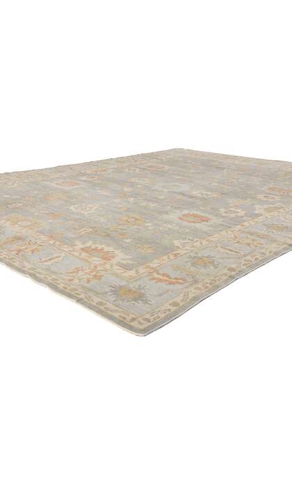 9 x 12 Modern Turkish Oushak Rug 53515