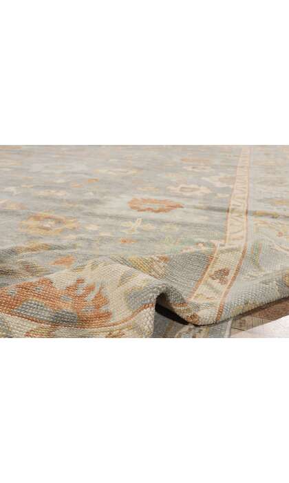 9 x 12 Modern Turkish Oushak Rug 53515