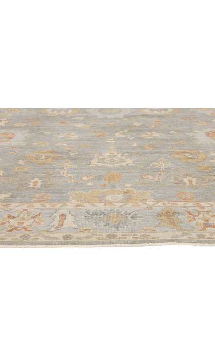 9 x 12 Modern Turkish Oushak Rug 53515