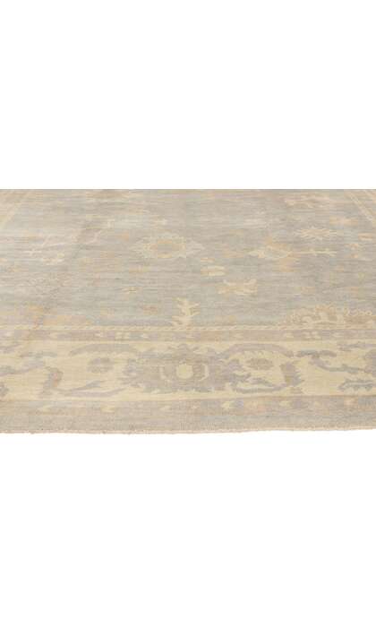 11 x 14 Organic Modern Turkish Oushak Rug 51859