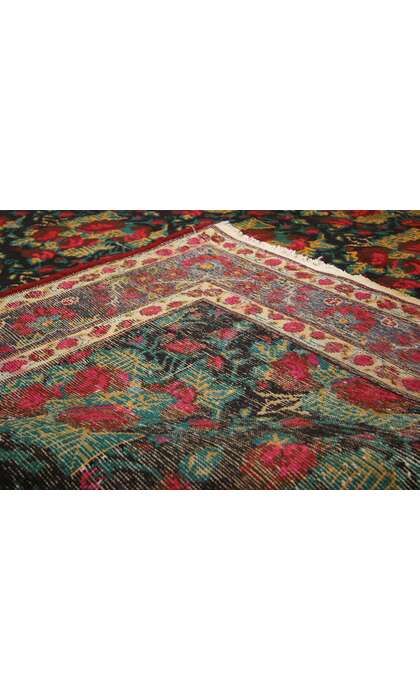 7 x 9 Antique Persian Halvai Guli Farang Bijar Rug 70551