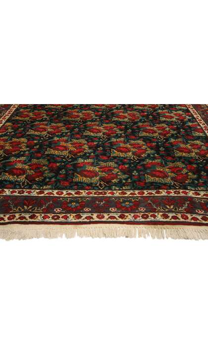 7 x 9 Antique Persian Halvai Guli Farang Bijar Rug 70551