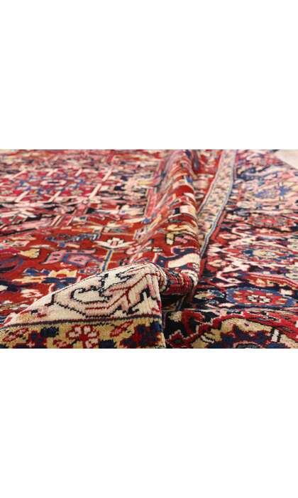 8 x 11 Antique Persian Heriz Rug 79179