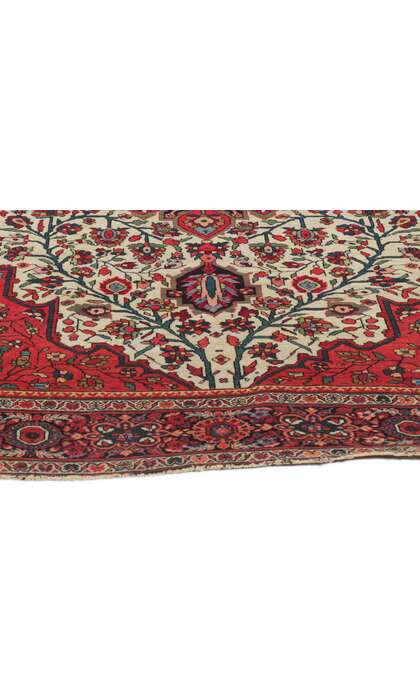 4 x 7 Antique Persian Sarouk Farahan Rug 76924