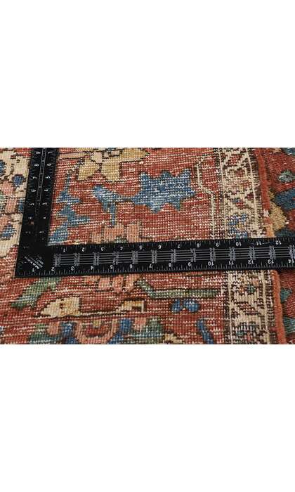 11 x 15 Late 19th Century Antique Persian Bakshaish Rug 78290