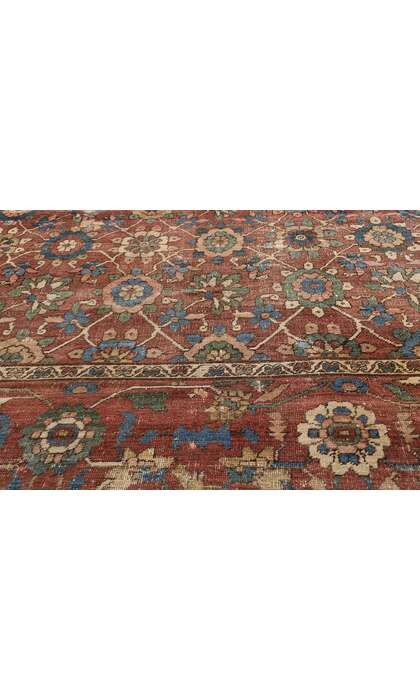 11 x 15 Late 19th Century Antique Persian Bakshaish Rug 78290