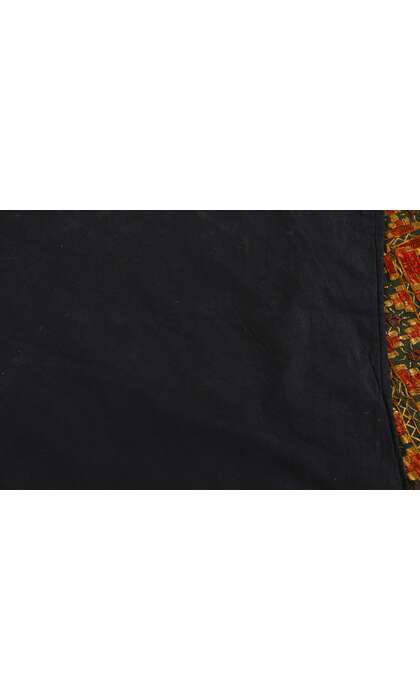 8 x 9 Antique Silk Shishedar Phulkari Textile 79206