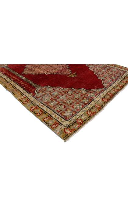 3 x 4 Antique Turkish Oushak Prayer Rug 51736