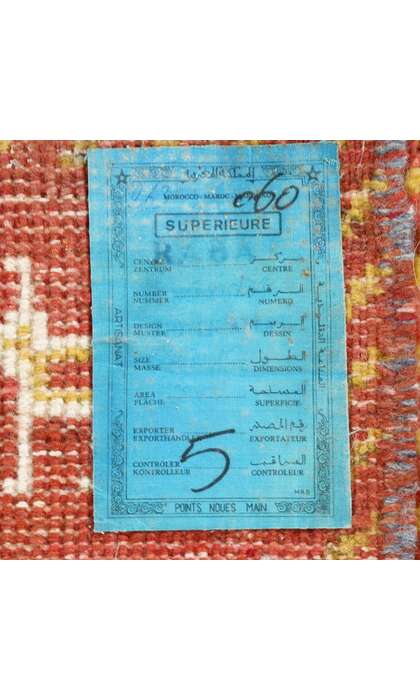 5 x 8 Vintage Zanagah Tikdift Moroccan Rug 79186