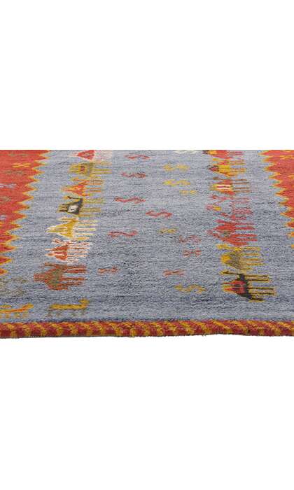 5 x 8 Vintage Zanagah Tikdift Moroccan Rug 79186